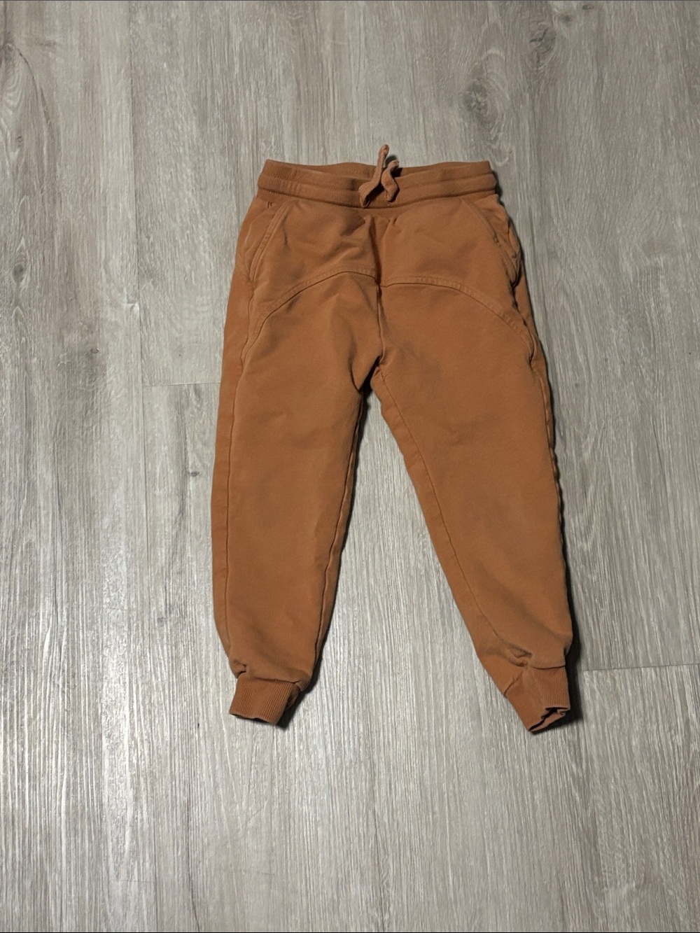 Miles the Label Kids Cozy Drawstring Joggers in Brown